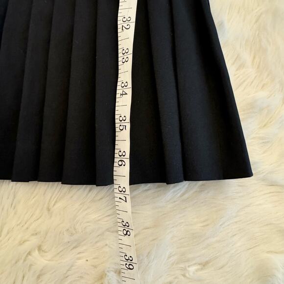 Express Design Studio Black Pleated Hem Dress 0 NWOT - Picture 7 of 9